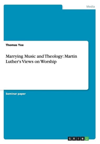 Marrying Music and Theology Yee Thomas