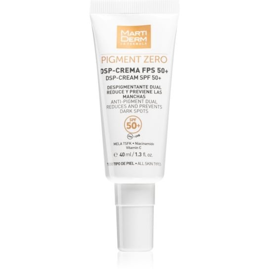 MartiDerm Pigment Zero DSP-Cream krem na dzień przeciw przebarwieniom SPF 50+ 40 ml Martiderm