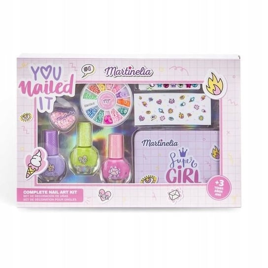 MARTINELIA SUPER GIRL COMPLETE NAIL ART KIT Martinelia