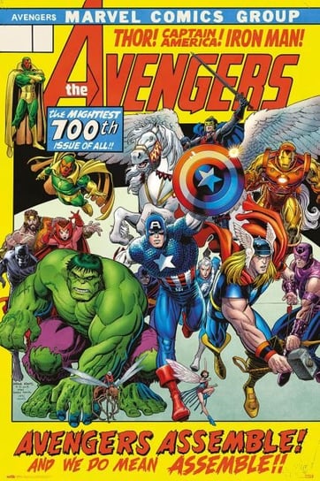 Marvel Avengers 100th Issue - plakat Grupoerik