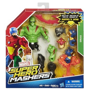 Marvel, Avengers, Super Hero Mashers, figurka Drax z bronią Hasbro