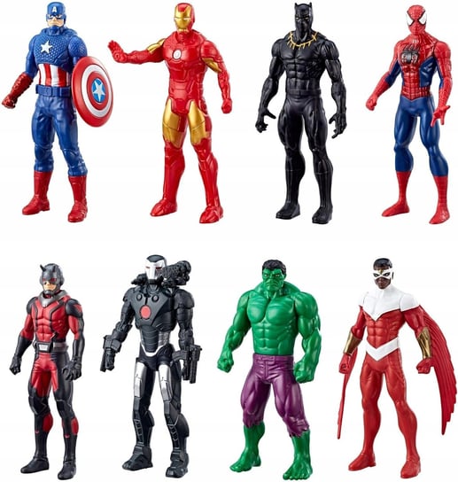 MARVEL AVENGERS ULTIMATE PROTECTION zestaw 8 figurek superbohaterów HULK Hasbro