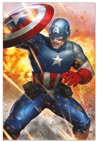 Marvel Captain America Under Fire - plakat Marvel