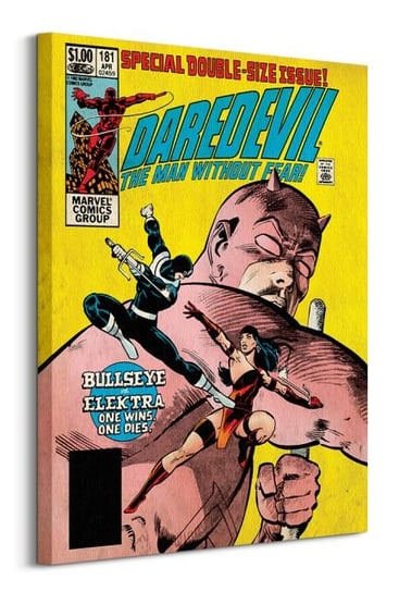 Marvel Comics Daredevil Bullseye vs Elektra - obraz na płótnie Marvel