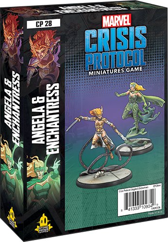 Marvel Crisis Protocol: Angela and Enchantress gra karciana Fantasy Flight Games Fantasy Flight Games
