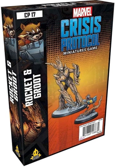Marvel: Crisis Protocol, gra zręcznościowa, Atomic Mass Games,  Rocket and Groot ATOMIC MASS GAMES