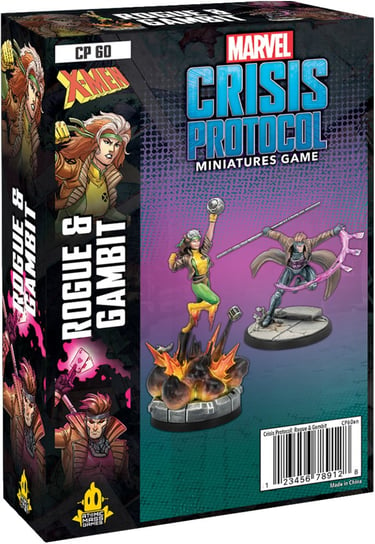 Marvel Crisis Protocol: Rogue & Gambit gra karciana Fantasy Flight Games Fantasy Flight Games