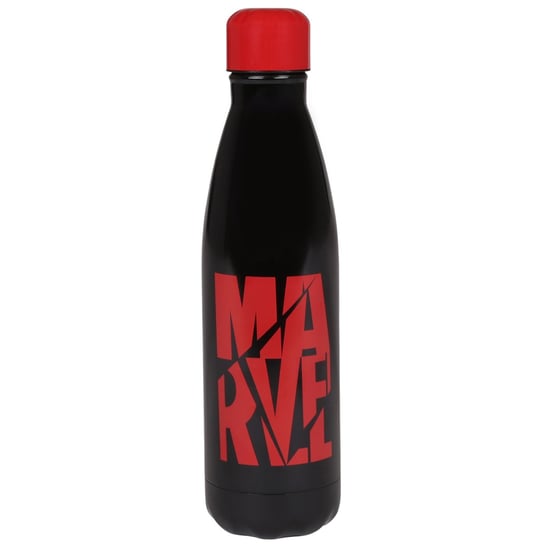 MARVEL Czarna butelka termiczna ze stali nierdzewnej 500ml 500 ml Marvel