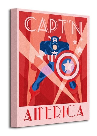 Marvel Deco Captain America - obraz na płótnie Marvel