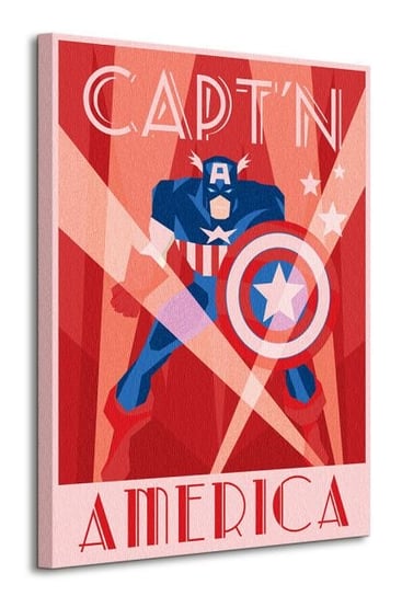 Marvel Deco Captain America - obraz na płótnie Marvel