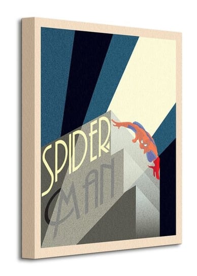 Marvel Deco Spider-man Building - obraz na płótnie Marvel