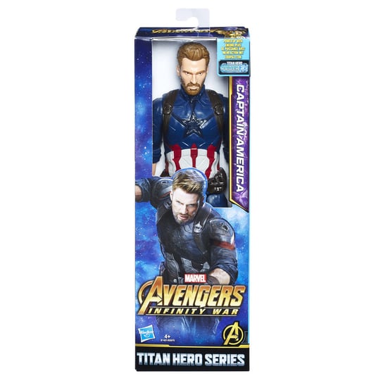 Marvel, figurka Captain America Avengers Inifinity War, Tytan Hero Series, E0570/E1421 Hasbro