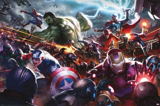 Marvel Future Fight Heroes Assault - Plakat Marvel