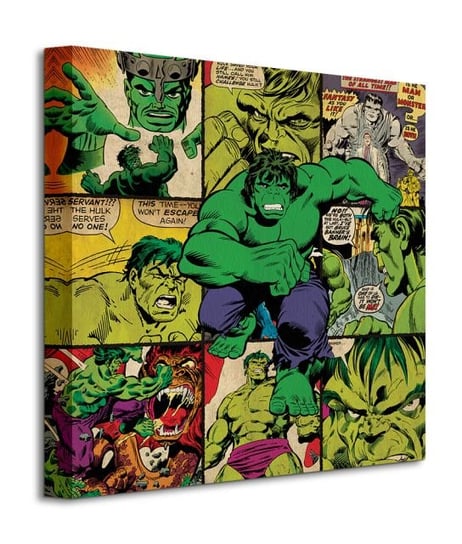 Marvel Hulk Squares - obraz na płótnie Marvel