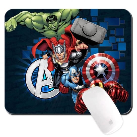 Marvel Iron Man, Captain America, Hulk, Thor - podkładka pod myszkę Marvel