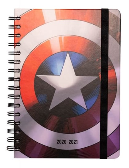 Marvel Kapitan Ameryka - dziennik A5 kalendarz 2020/2021 14,8x21 cm Marvel