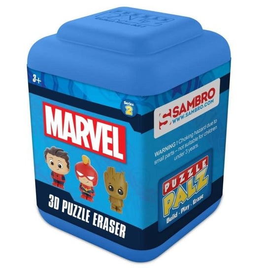 Marvel S2 gumki do ścierania Puzzle 3D 4,5x6cm Sambro