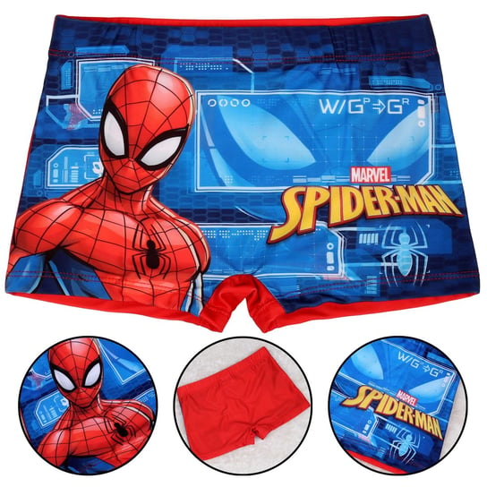 Marvel Spider-Man Chłopięce kąpielówki, bokserki kąpielowe 4-5 lat 104-110 cm Marvel