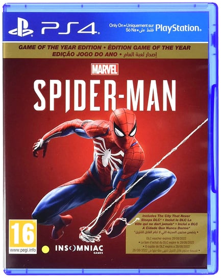 Marvel Spider-Man - Game Of The Year Edition Insomniac Games