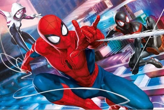 Marvel Spider-Man Peter, Miles and Gwen - plakat Spider-Man