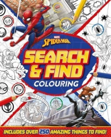 Marvel Spider-Man: Search & Find Colouring Opracowanie zbiorowe