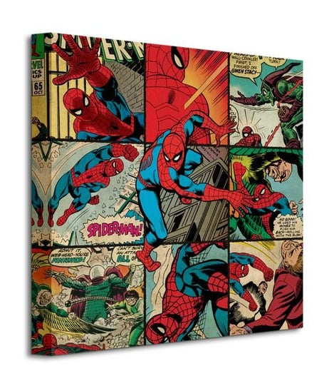 Marvel Spider Man Squares - obraz na płótnie Marvel
