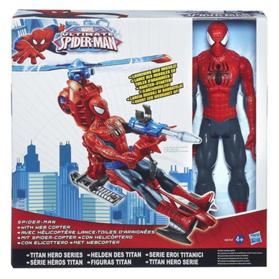 Marvel, Spiderman, Figurka kolekcjonerska, Spidercopter Hasbro