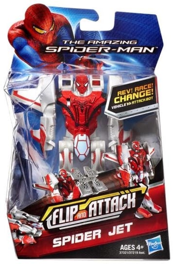Marvel, Spiderman, Flip and Attack, figurka Spider Jet Hasbro