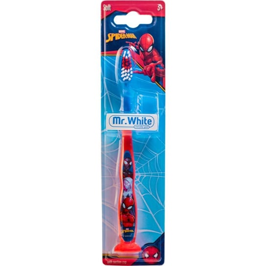 Marvel Spiderman Manual Toothbrush szczoteczka do zębów dla dzieci z osłonką podróżną soft 3y+ 1 szt. Marvel