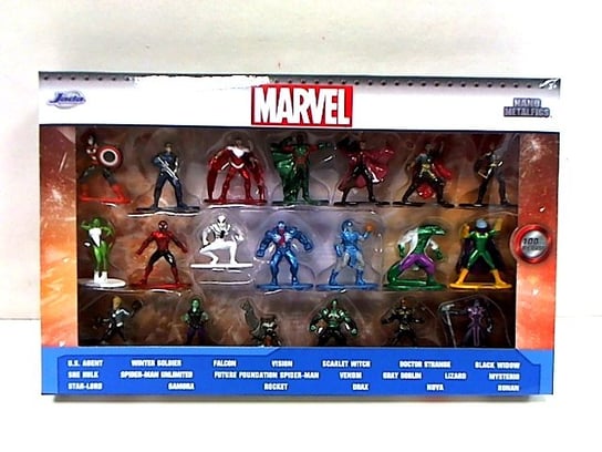 Marvel , zestaw 20 metalowych figurek Jada