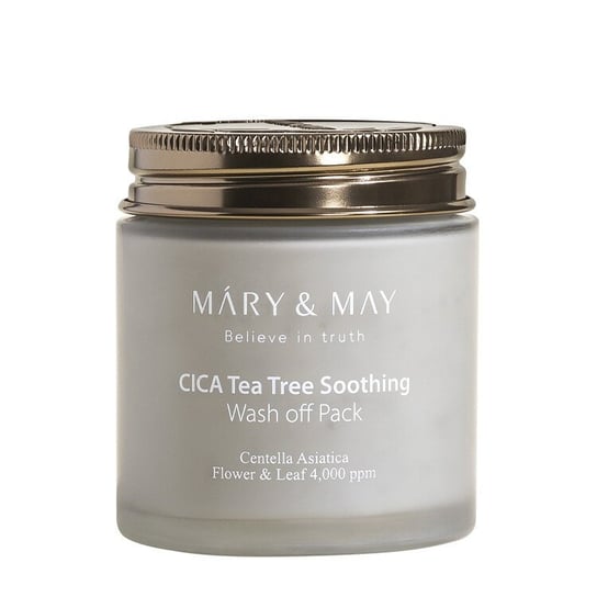 Mary&May, CICA TeaTree Soothing Wash off Pack, Maseczka z glinką, 125g Mary & May