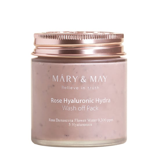 Mary&May, Rose Hyaluronic Hydra Wash off Pack, 125g Mary&May