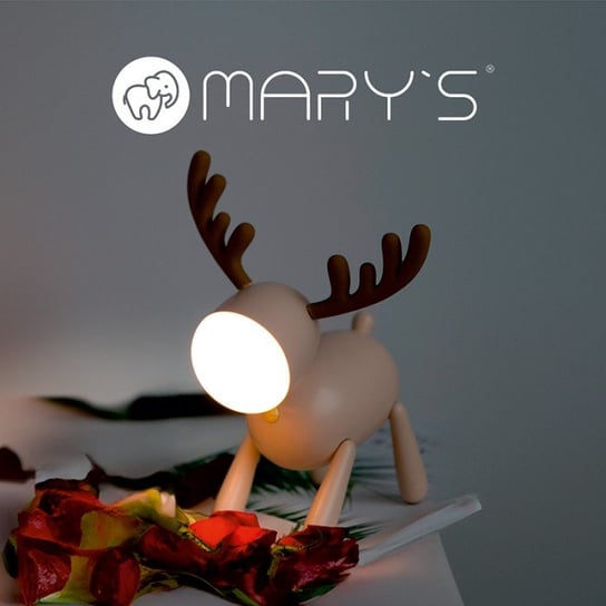 MARY'S LAMPKA LED JELONEK BEŻOWY Mary's