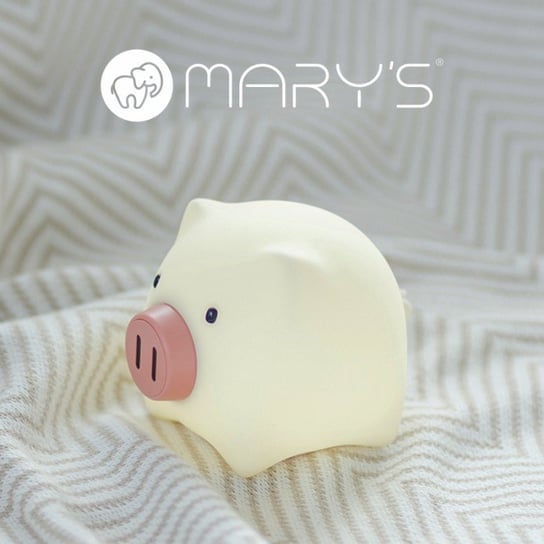 MARY'S LAMPKA NOCNA LED ŚWINKA Mary's