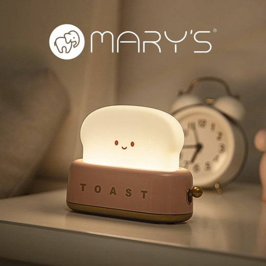 MARY'S LAMPKA NOCNA LED TOSTER RÓŻOWY Mary's