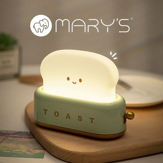 MARY'S LAMPKA NOCNA LED TOSTER ZIELONY Mary's