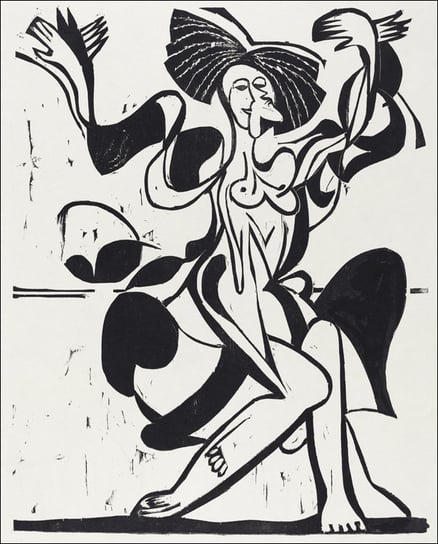 Mary Wigman’s Dance, Ernst Ludwig Kirchner - plakat 20x30 cm Galeria Plakatu
