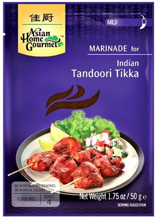 Marynata do indyjskiego Tandoori Tikka 50g - Asian Home Gourmet Asian Home Gourmet