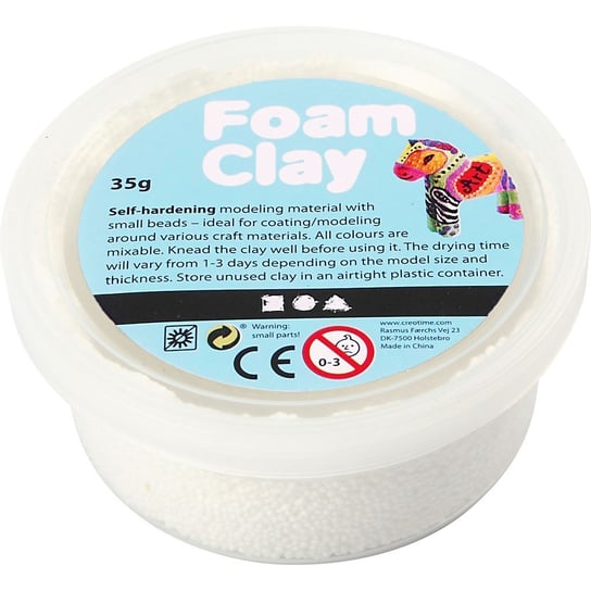 Masa Foam Clay, biała, 35 g Creativ Company