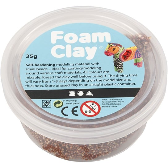 Masa Foam Clay, brązowa, 35 g Creativ Company
