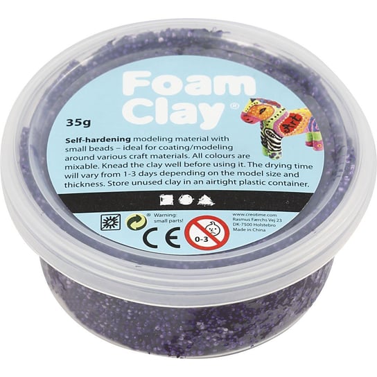 Masa Foam Clay, fioletowa, 35 g Creativ Company