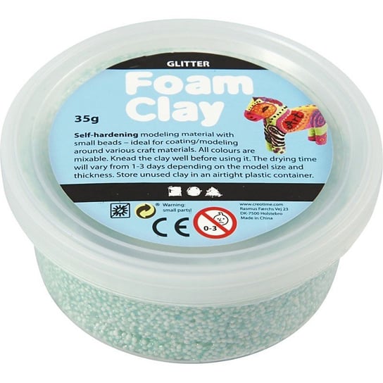 Masa Foam Clay, morska, brokatowa, 35 g Creativ Company