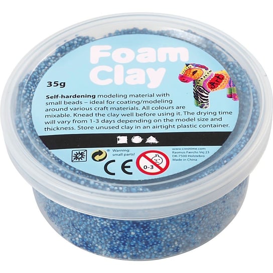 Masa Foam Clay, niebieska, 35 g Creativ Company
