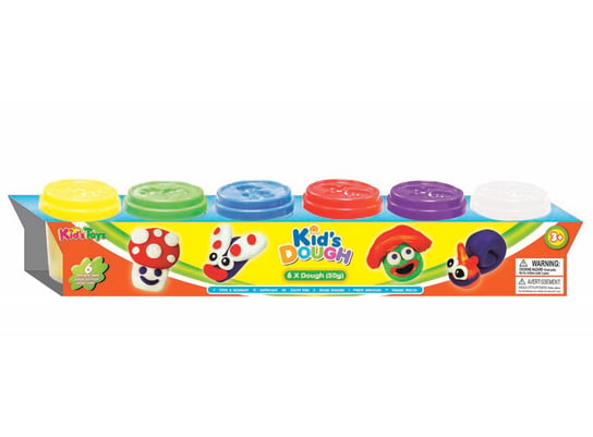 Masa Plastyczna 6 Kolorów 50G Zabawka Dla Dzieci Trifox