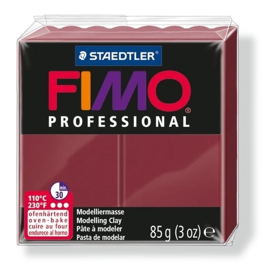 Masa plastyczna termoutwardzalna Professional, Fimo, bordowa, 85 g Staedtler