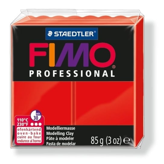 Masa plastyczna termoutwardzalna Professional, Fimo, czerwona, 85 g Staedtler