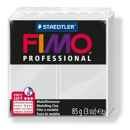 Masa plastyczna termoutwardzalna Professional, Fimo, jasnoszara, 85 g Staedtler