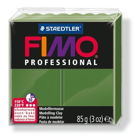 Masa plastyczna termoutwardzalna Professional, Fimo, zieleń liści, 85 g Staedtler