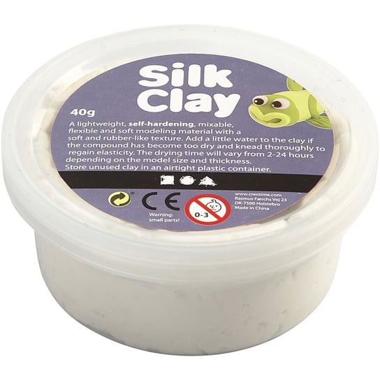 Masa Silk Clay, biała, 40 g Creativ Company