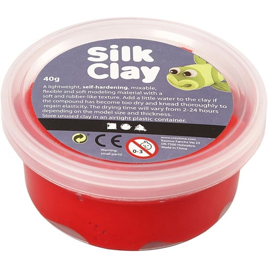 Masa Silk Clay, czerwona, 40 g Creativ Company
